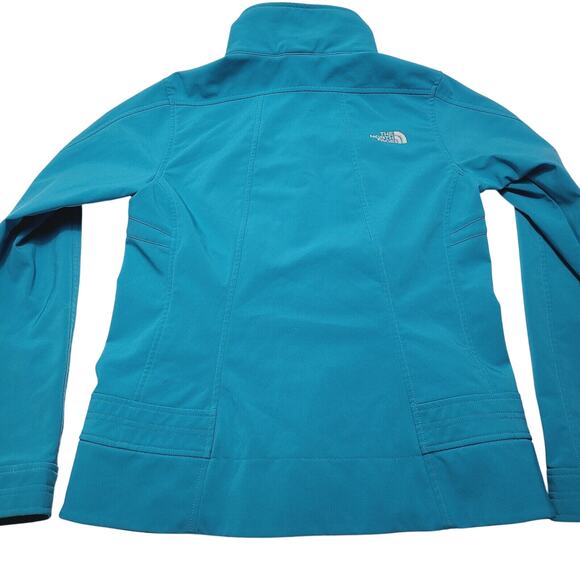 The North Face Calentito Zip Fleece Lined Softshell Jacket Women's Medium Aqua - Picture 5 of 9